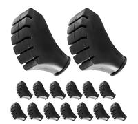 ELAYARD 15pezzi Bastone da Trekking Gommini Antiscivolo Protezioni in Gomma per Punte di Bastoni da Passeggio Tappi Terminali Resistenti per Alpinismo Passeggiate Trekking e Avventure