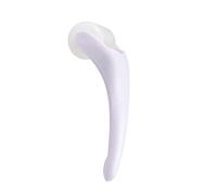 ELAYARD 1pezzi Titolo Proposto Massaggiante Per Viso Ghiaccio Strumento Di Bellezza Per Donne e Ragazze Design Con Manico Lungo Bianco Parola Principale Massaggiante Per Viso Ghiaccio