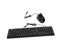 ELAYARD 1set Tastiera e Mouse Usb Cablato Con Digitazione Silenziosa Per Ufficio e Casa Mouse Ottico Ad Alta Risposta Per Superfici Diverse Facile Utilizzo Senza Driver