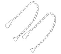 ELAYARD 2 pezzi Catena Sollevamento per Valvola Wc in Acciaio Inox Sostituzione per Scarico Flapper Serbatoi Risciacquo Resistente e Facile da Installare