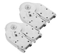 ELAYARD 2 Pezzi Cerniere in Acciaio Inox per Scala Pieghevole da Soffitta 60x23mm, Accessori Multiposizione per Scale a Pioli, Ricambi per Uso Domestico e Lavori di Ristrutturazione
