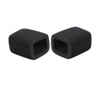 ELAYARD 2 pezzi Coperture Microfono Morbide Traspiranti Protezione Anti-polvere e Anti-vento Fodera Microfono Spessa per Uso Professionale e Quotidiano