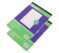 ELAYARD 2 Pezzi Libro Ricevute Bianco A5 in Carta Resistente Agli Strappi Tracciamento Ordini per Negozi e Ambienti Affollati