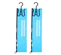 ELAYARD 2 pezzi Sacchetti Porta Parrucche in PVC Impermeabili con Ganci Organizer Appendini per Parrucche e Extension Custodie Resistenti per Protezione e Classificazione Facile per