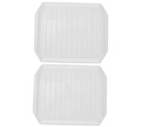 ELAYARD 2 Pezzi Teglia da Forno per Bacon e Salsicce Piatto per con Scarico Grasso Utensile Facile da per Cottura Veloce e