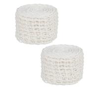 ELAYARD 2 rotoli Rete Elastica per Carne Rete da Cucina per Arrosti e Barbecue Resistente e Riutilizzabile per Manzo Maiale Pollame per Cottura e Affumicatura