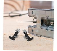 ELAYARD 2 Set Chiusura Hasp in Gomma E Inox Per Scatole E Cofani Auto Con Assorbimento Urti Facile Installazione Per Cofano E Cassapanche 2 Pezzi*2