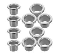 ELAYARD 20 Pezzi Foro di Sfiato per Tamburo 9x9 Mm per Rullante in Metallo Resistente, Accessorio Hardware per Batteria, Griglia di Ventilazione per Percussioni, Adatto a Musicisti
