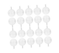 ELAYARD 20 Pezzi Palline Cioccolato in Plastica Resistente Supporto Tondo per Bouquet Cioccolatini e Decorazioni Dolci Accessori per Fioristi e Regali Personalizzati