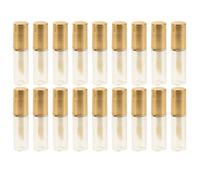 ELAYARD 20 Tubetti Vuoti per Lucidalabbra 12 Ml in Plastica Trasparente Contenitori Ricaricabili per Balsamo Labbra Chiusura Anti-Perdita Mini Flaconi Portatili per Trucco da Viaggio e