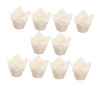 ELAYARD 200 pezzi Pirottini per Cupcake in Bianca Resistenti e Nonstick Confezione Conveniente e Pirottini da Forno per Muffin e Dolci