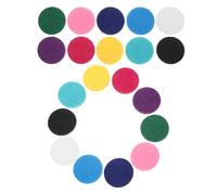 ELAYARD 200 pezzi Tamponi Aromaterapia in Tessuto Non Tessuto Dischetti Profumatori Mini Rotondi per Diffusore Oli Essenziali Ricarica Assortita per Collane e Ambienti