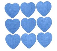 ELAYARD 200pezzi Salviette Per Unghie e Ciglia Monouso Cuore Blu Cotone Senza Pelucchi Professionali Morbide e Compatte Per Rimozione Smalto Gel e Pulizia Colla Eyelash Per Viaggi e Uso Pr