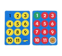 ELAYARD 24 pezzi Calamite Magnetiche per Lavagne Basket Magnetici Piccoli per Allenatori e Insegnanti Accessori Tattici per Pianificazione Strategica e Allenamento in Classe e Scuola