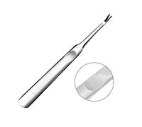 ELAYARD 2pezzi Forbici Cuticole in Acciaio Resistente Spingi Cuticole e Raschietto Per Rimuovere Morta e Pellicine Strumento Professionale Per Manicure e Pedicure Casa