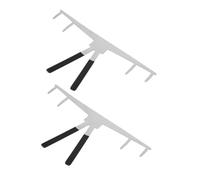 ELAYARD 2pezzi Righello Per Mappatura Sopracciglia Acciaio Inossidabile Strumenti Di Misura Per Sopracciglia Con Precisione Tre Punti Per Creare Simmetriche e Definite