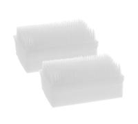 ELAYARD 2pezzi Spazzola Sensoriale Difensiva Wilbarger Per Massaggio Per Ragazza Strumento Calmante Per e Sensibilità Design Ergonomico Bianco