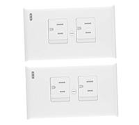 ELAYARD 3 pezzi Copri Elettrica Sicurezza Ragazzo Ragazza Placchetta Parete Autochiudente Protezione Copertura per Prese Facile Installazione e e Cameretta