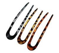 ELAYARD 3 pezzi Forcina Forcina U Stile Cinese Fermaglio per Acconciature con Pinzatura Morbida Accessori per Femminili Adatti Spessi e Raccolti Design Moderno Leopardato