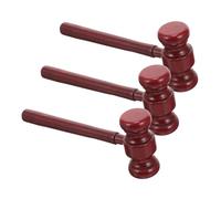 ELAYARD 3 pezzi Martelli in per Ruolo Giudice Accessori Cosplay Leggeri per Giocattolo Educativo per Bambine e Migliora Coordinazione Mano-