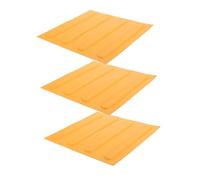 ELAYARD 3 pezzi Piastrelle per Marciapiede Tattili in PVC Mattoni Antiscivolo per Percorsi Ciechi Pavimentazione Resistente Agli Agenti Atmosferici e Usura Facile Installazione per Guida