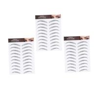 ELAYARD 3fogli Imitation Eyebrow Stickers Artificial Eyebrow Easy Application for Full Natural Brows