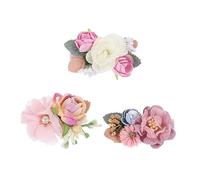 ELAYARD 3pezzi Fermagli Per Fiori Artificiali Di Accessori Floreali Per Ragazze e Sposa Decorazioni Eleganti Per Matrimoni e Occasioni Speciali Design Naturale e Vividità Assoluta