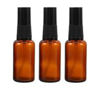 ELAYARD 3pezzi Flaconi di Vetro Pompa Nera Contenitori per Lozione e Sapone Dispenser per Cosmetici Flaconi per Oli Essenziali e Fondotinta Liquido