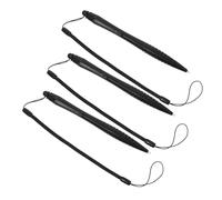 ELAYARD 3pezzi Penne con Punte Stilo Nero da Cinturini Molla per Penne Penna Touch per Dispositivi Touchscreen Cordino Anti-smarrimento per Penna per Scrittura su Schermo