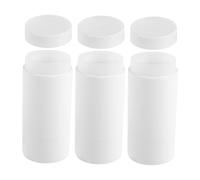 ELAYARD 3pezzi Tubi Deodoranti Twist-up Contenitori Vuoti Ricaricabili e Riutilizzabili in Bianca Per Viaggi e Quotidiano