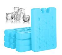 ELAYARD 4 Blocchi Refrigeranti Riutilizzabili per Refrigeratori Box Ghiaccio Durevole e Sottile Facile Congelare e Trasportare per attività all e