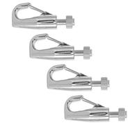 ELAYARD 4 Ganci in Acciaio Inossidabile per Binari per Quadri Cavo Metallico Ganci di Sicurezza per Appendere Cornici e Poster su Pareti Rigide Resistenti alla Corrosione per