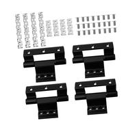 ELAYARD 4 Pezzi Cerniere in Alluminio per Finestre Broken Bridge Accessori per Decorazione Casa Resistente e Isolante Facile Installazione per Porte e Infissi