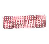 ELAYARD 4 Set Copri Dado Per Bulloni in Plastica Resistente Coprimozzo Decorativo Per Motore Facile Da Installare Accessorio Per 30 Pezzi*4