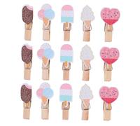 ELAYARD 40 Pezzi Clip Foto Cartone Animato Rosa per Decorazioni da Parete Clip Tenuta per Artigianato Casa e Chiusura Memo