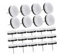 ELAYARD 40 pezzi Tacchetti Mobili Nylon Antiscivolo con Pad Spessi Protettivi Piedini per Divano Sedia Tavolo Silenziosi e Resistenti per Pavimenti in