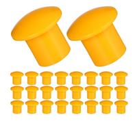 ELAYARD 40 Tappi Protezione Barre D’armatura in Plastica Gialla 16-25mm Coperture Sicure per Cantieri Edili Accessori Anti-corrosione per Edilizia