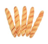 ELAYARD 5 Pezzi Penne Pane Realistico Penne Divertenti per Scrittura con Fluido Accessori per Ufficio e Scuola
