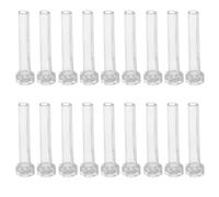 ELAYARD 50 Pezzi Di Needle Sleeves Coprono Manicotti Per Orecchini In Plastica, Surface Smooth, Protezione Per Orecchio Piercing