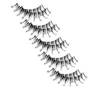 ELAYARD 5paia Ciglia Finte Forma a Pietra Preziosa Di Extension Ciglia Con Decorazioni Per Donne e Ragazze Aspetto Naturale Per Trucco e Occasioni Speciali