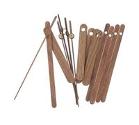 ELAYARD 5set Puntatori in Legno per Orologi da Parete Kit per Sostituzione e Riparazione Adatto a Progetti Fai da Te e Orologi da Appendere