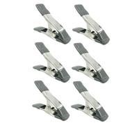 ELAYARD 6 Morsetti a Molla per Fondale da 4 Pollici Clip per Fotografia e Modellismo Molla Spessa Impugnatura Ergonomica e Cuscinetto Antiscivolo per Fissaggio Stabile