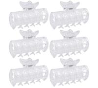 ELAYARD 6 pezzi Fermagli per Bigodini Termici Clip Fissaggio Capelli Resistenti al Calore per Onde e Ricci Leggeri per Donna Uomo Bambina