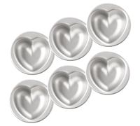 ELAYARD 6 pezzi Stampi per Torte Forma in Antiaderente Teglie per Cheesecake Biscotti e Mousse Facili da Sformare e Strumenti da Forno Multifunzionali per Dolci
