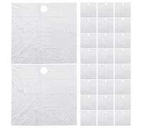 ELAYARD 60 Pezzi Bavaglini Usa e Getta per Barba Protezione Lavabo e Vasca da Bagno Raccogli Peli Viso Uomo Facile Pulizia Capelli e Peli Dopo Rasatura