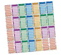 ELAYARD 72 pezzi Budget Contanti Schede Spese Organizzatore Bilancio Casa Ufficio Risparmio Finanza Chiara Semplice