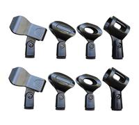 ELAYARD 8 Pezzi Clip per Microfono a Molla in Plastica Resistente Supporto Regolabile per Microfono Wireless e Portatile Morsetto per Asta per Uso Interno ed Esterno