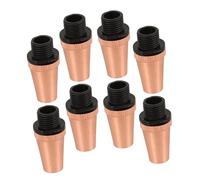 ELAYARD 8 pezzi Serracavi in Rame con Filetto Morsetti Fissi per Lampade da Soffitto Resistenti Agli Agenti Atmosferici e Facili da Installare per Organizzare e Proteggere i Fili