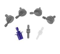 ELAYARD Adattatore per Tubo Singolo 7 Pezzi per Misuratore Pressione Sanguigna Connettore per Braccio Compatibile Uso Domestico e Ospedaliero Accessori per Tubo Flessibile di Ricambio