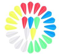 ELAYARD Alette in Gomma per Tiro L'Arco 1,75 Pollici 50 Pezzi Kit di Impennaggio Palette Scudo per Frecce Accessori per Caccia 3D e Esercizi Indoor Colore Casuale Colore Casuale